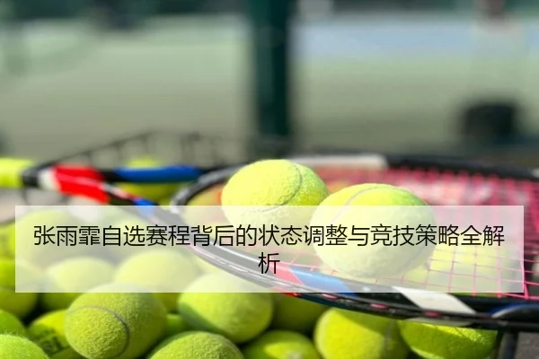 张雨霏自选赛程背后的状态调整与竞技策略全解析