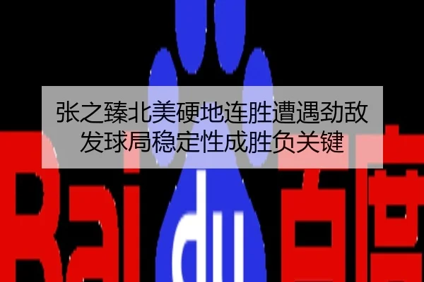 张之臻北美硬地连胜遭遇劲敌 发球局稳定性成胜负关键